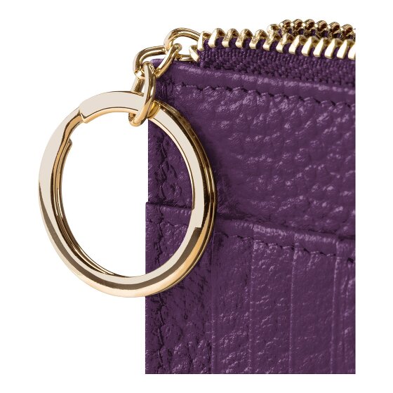 Lazarotti Estuche para llaves de piel Bolonia 11,5 cm con compartimento para etiqueta de aire