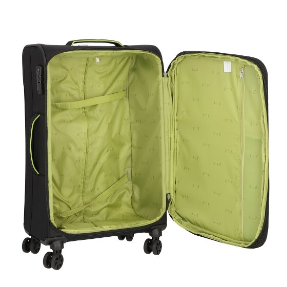 d&n Travel Line 6704 Juego de maletas de 4 ruedas 3pcs.