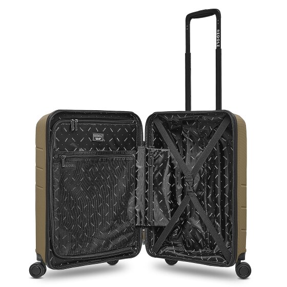 Redolz Trolley de cabina Essentials 17 de 4 ruedas Compartimento para portátil con bolsillo blando de 55 cm