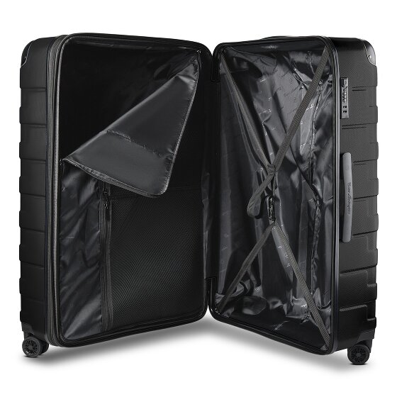 Tonino Lamborghini Trolley Milano de 4 ruedas XL 83 cm tamaño especial con pliegue extensible