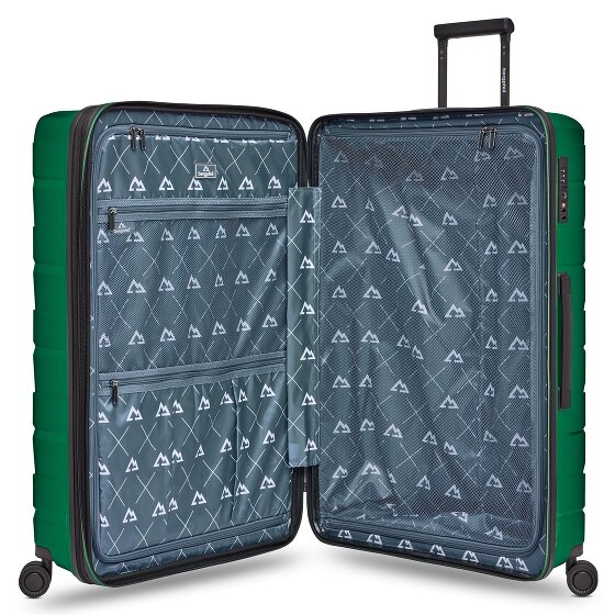 Bergpfeil Trolley de viaje de 4 ruedas L 75 cm con pliegue de expansión