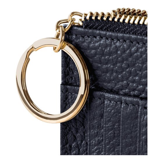 Lazarotti Estuche para llaves de piel Bolonia 11,5 cm con compartimento para etiqueta de aire