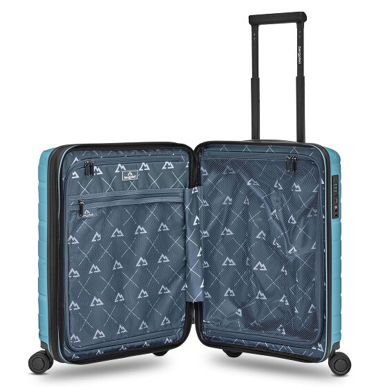 Bergpfeil Trolley de cabina de viaje de 4 ruedas S 55 cm con pliegue de expansión