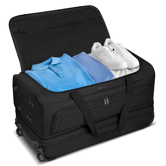 Redolz Juego de bolsas de viaje Duffle Essentials de 2 ruedas L+L con pliegue extensible