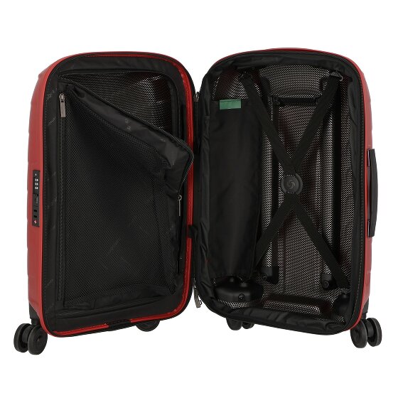 Samsonite Attrix 4 ruedas Carro de la cabina 55 cm con pliegue de expansión