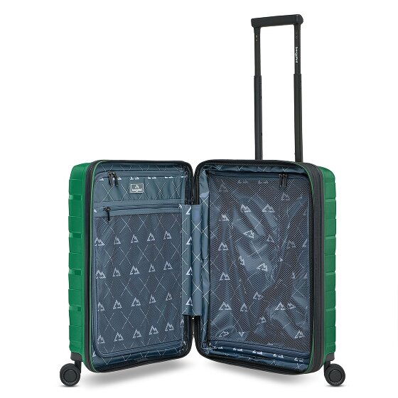 Bergpfeil Travel 4 ruedas Trolley de cabina 55 cm Compartimento para laptop Con fuelle expandible