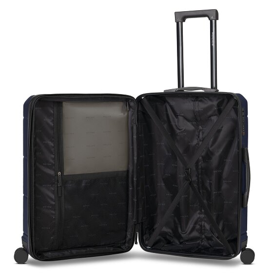 Police London 4 ruedas Trolley 64 cm Con fuelle expandible