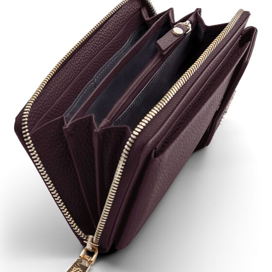 Lazarotti Bologna Cartera de piel con cremallera Funda para teléfono móvil Piel 19 cm