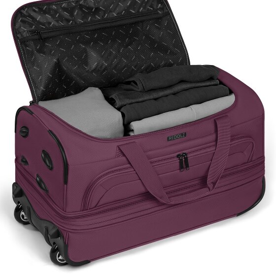 Redolz Bolsa de viaje Duffle Essentials de 2 ruedas 55 cm M con solapa de expansión