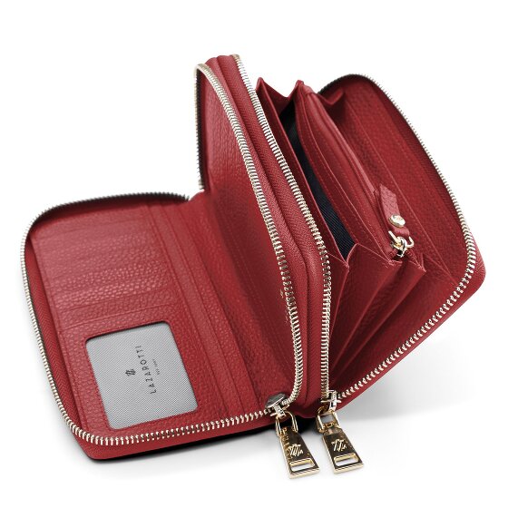 Lazarotti Billetero Bologna Piel XL Doble Cremallera RFID 20 cm