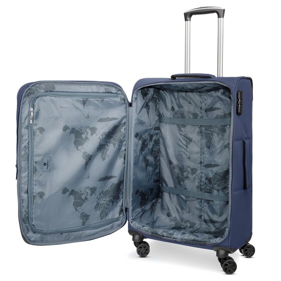 Franky Melbourne 3.0 Trolley de 4 ruedas 69 cm con pliegue de expansión