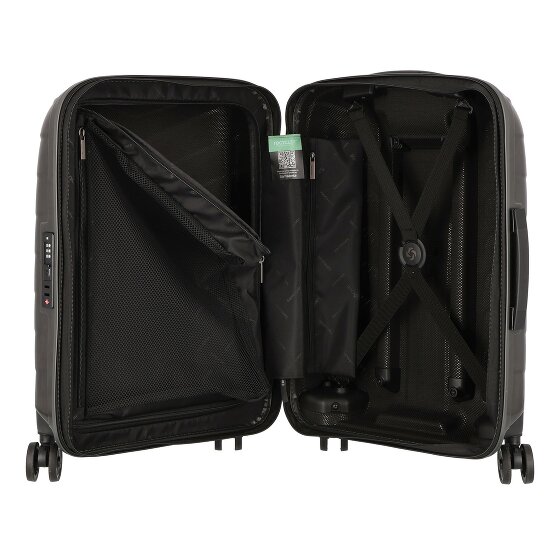 Samsonite Attrix 4 ruedas Carro de la cabina 55 cm con pliegue de expansión