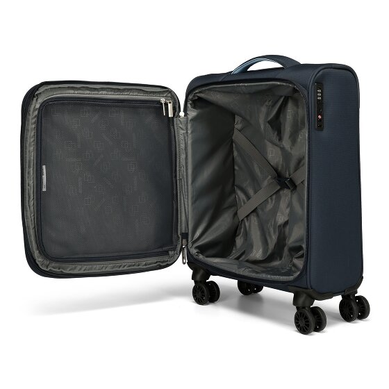 American Tourister Cloudrider 4 ruedas Carro de la cabina S 55 cm con pliegue de expansión