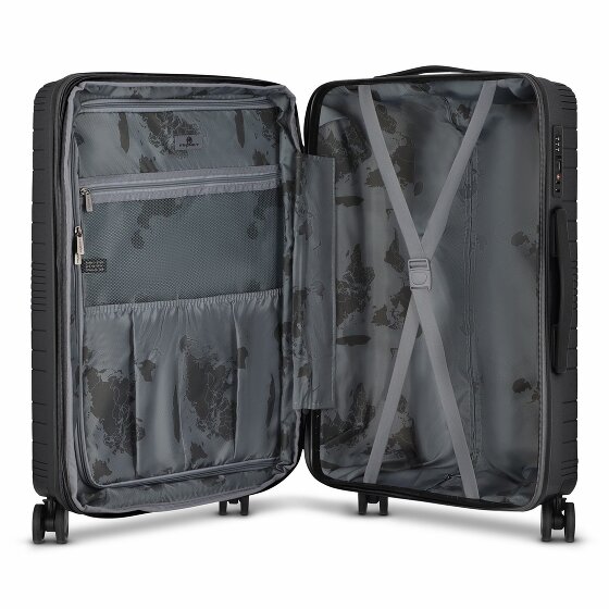 Franky Dallas 3.0 Trolley de 4 ruedas M 65 cm con plegado extensible