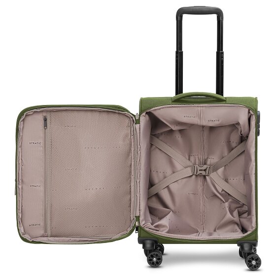Stratic taska Trolley de cabina de 4 ruedas S 55 cm con pliegue extensible