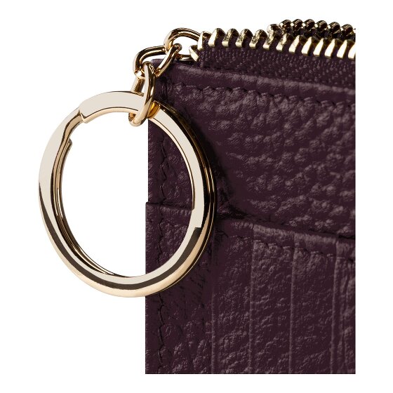 Lazarotti Estuche para llaves de piel Bolonia 11,5 cm con compartimento para etiqueta de aire