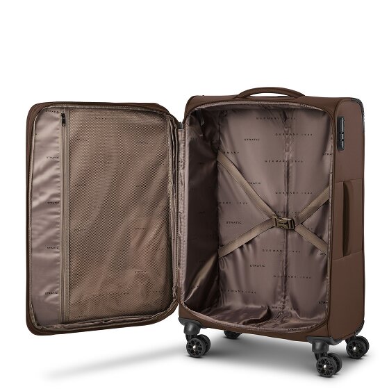 Stratic taska 4 ruedas Trolley M 65 cm Con asa expansible