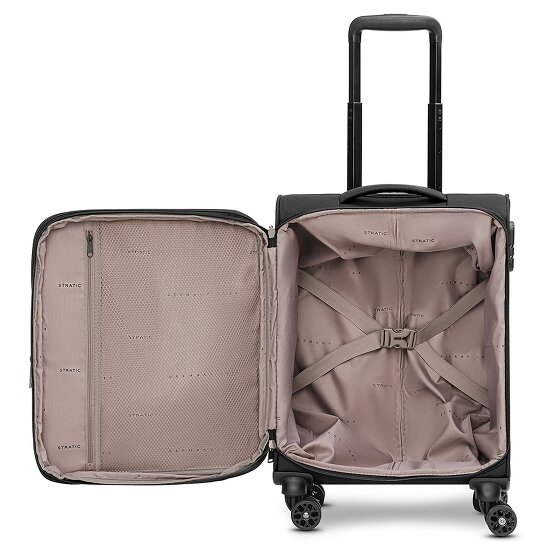 Stratic taska Trolley de cabina de 4 ruedas S 55 cm con pliegue extensible