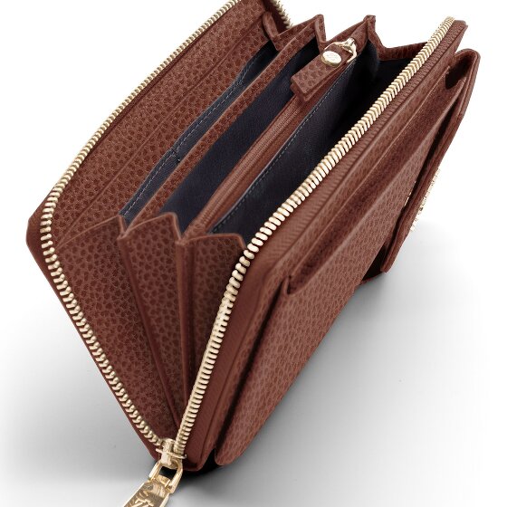 Lazarotti Bologna Cartera de piel con cremallera Funda para teléfono móvil Piel 19 cm