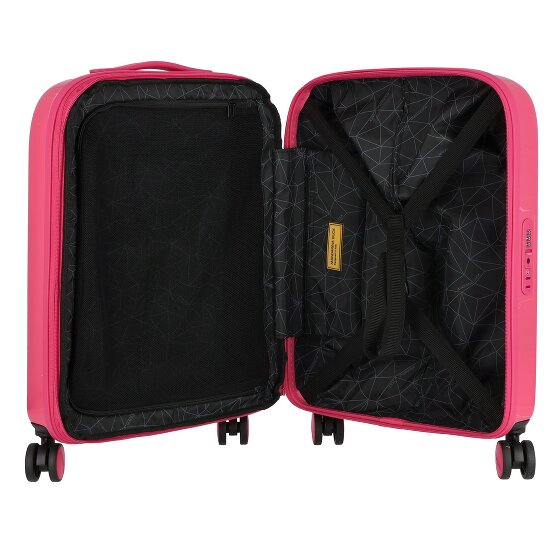 Mandarina Duck Logoduck + Metal 4 ruedas Trolley S 55 cm Con fuelle expandible