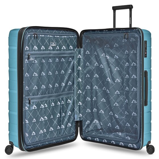 Bergpfeil Trolley de viaje de 4 ruedas L 75 cm con pliegue de expansión