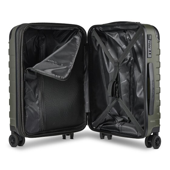 Tonino Lamborghini Milano 4 ruedas Trolley de cabina S 54 cm Con fuelle expandible