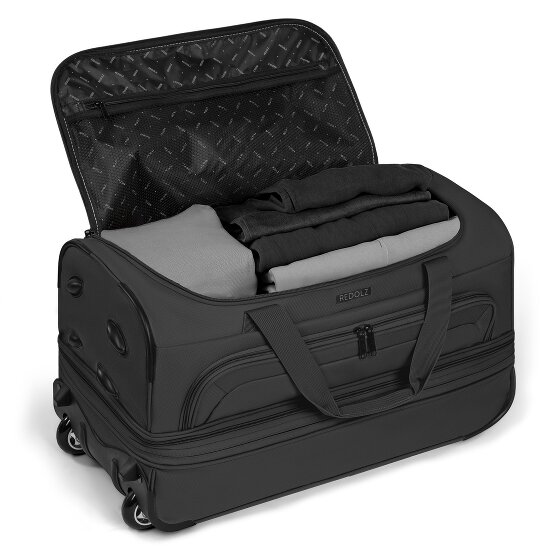 Redolz Bolsa de viaje Duffle Essentials de 2 ruedas 55 cm M con solapa de expansión