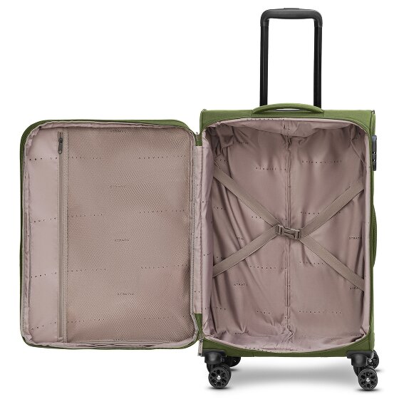 Stratic taska Trolley de 4 ruedas M 65 cm con pliegue extensible