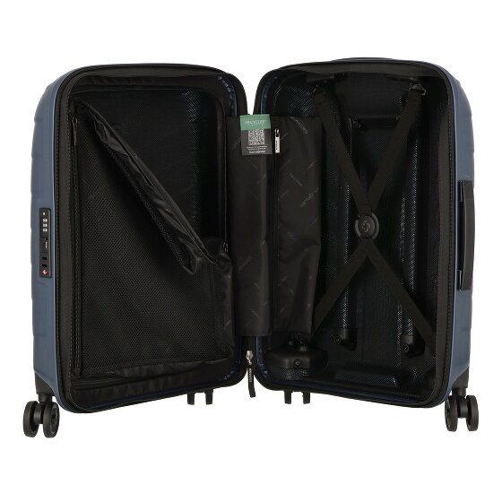 Samsonite Attrix 4 ruedas Carro de la cabina 55 cm con pliegue de expansión