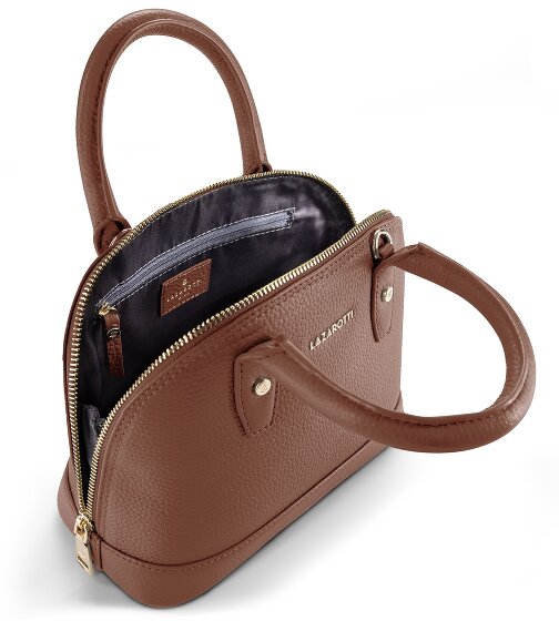 Lazarotti Bolso de piel de Bolonia Crossbody de piel 24 cm