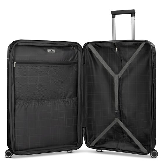 Franky London 4 ruedas Carrito L 74 cm con pliegue de expansión