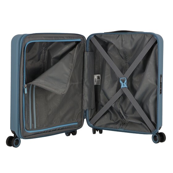 American Tourister Dynabelt 4 ruedas Carro de la cabina 55 cm con pliegue de expansión