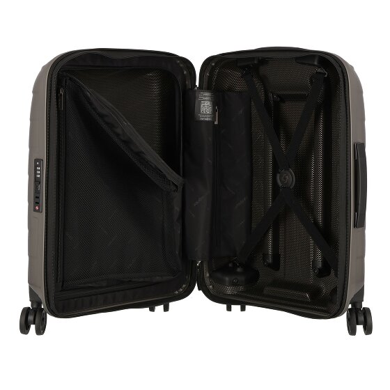 Samsonite Attrix 4 ruedas Carro de la cabina 55 cm con pliegue de expansión