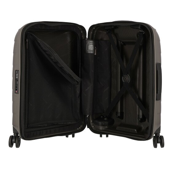Samsonite Attrix 4 ruedas Carro de la cabina 55 cm con pliegue de expansión