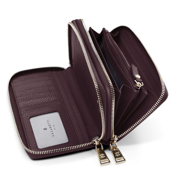Lazarotti Billetero Bologna Piel XL Doble Cremallera RFID 20 cm