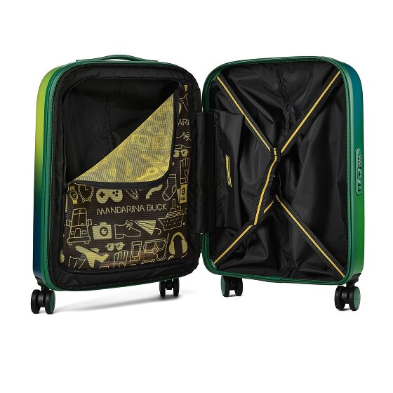 Mandarina Duck Logoduck + 4 ruedas Maletas de cabina 55 cm Con asa expansible