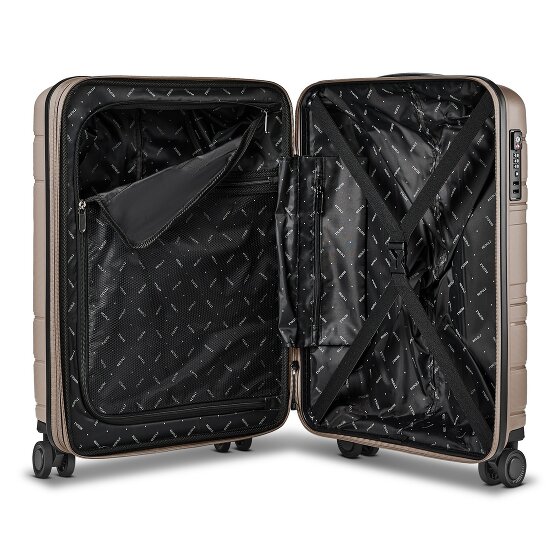 Redolz Essentials 11 4 ruedas Trolley de cabina 55 cm Con fuelle expandible