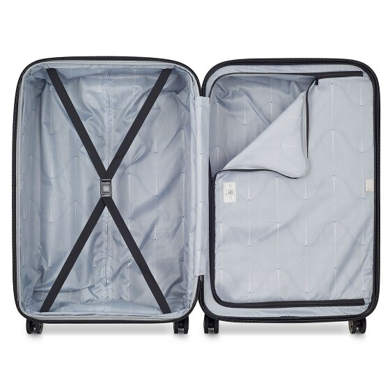 Delsey Paris Meteor 4 ruedas Carrito L 78 cm con pliegue de expansión