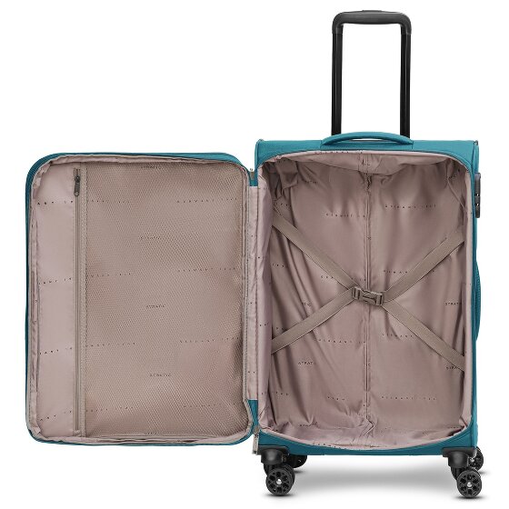 Stratic taska Trolley de 4 ruedas M 65 cm con pliegue extensible