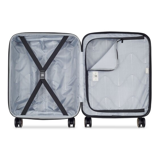 Delsey Paris Meteor 4 ruedas Trolley de cabina 55 cm Con asa expansible
