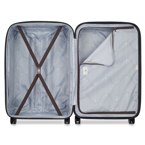 Delsey Paris Meteor 4 ruedas Carrito L 78 cm con pliegue de expansión