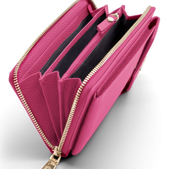 Lazarotti Bologna Cartera de piel con cremallera Funda para teléfono móvil Piel 19 cm