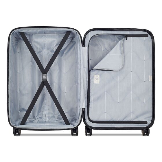 Delsey Paris Meteor 4 ruedas Set de maletas 3 piezas Con asa expansible