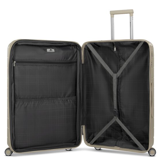 Franky London 4 ruedas Carrito L 74 cm con pliegue de expansión