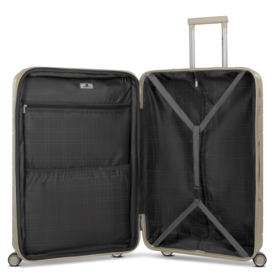 Franky London 4 ruedas Carrito L 74 cm con pliegue de expansión
