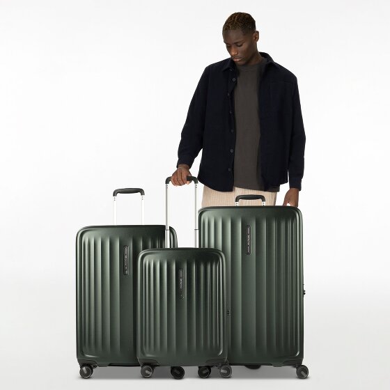Samsonite Fyrm 4 ruedas Juego de maletas 3 piezas con pliegue de expansión