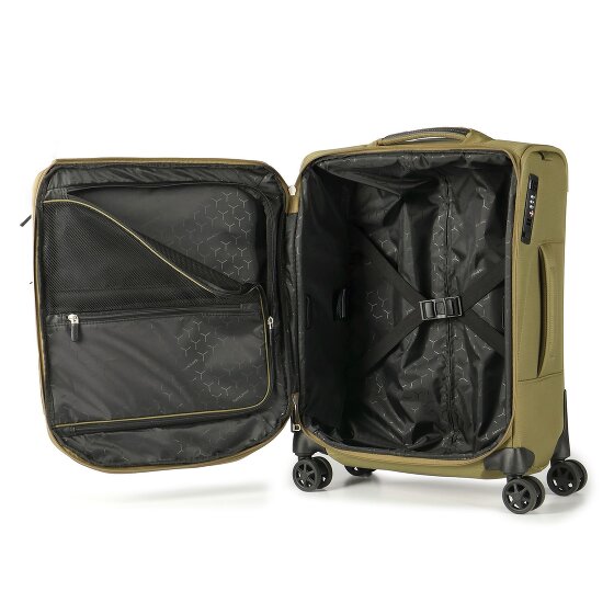 Samsonite Spark Sng Eco 4 ruedas Carro de la cabina 55 cm con pliegue de expansión