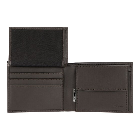 oxmox Leather Cartera Bloqueo RFID Piel natural 10 cm