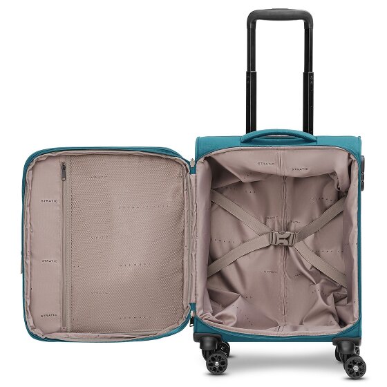 Stratic taska Trolley de cabina de 4 ruedas S 55 cm con pliegue extensible