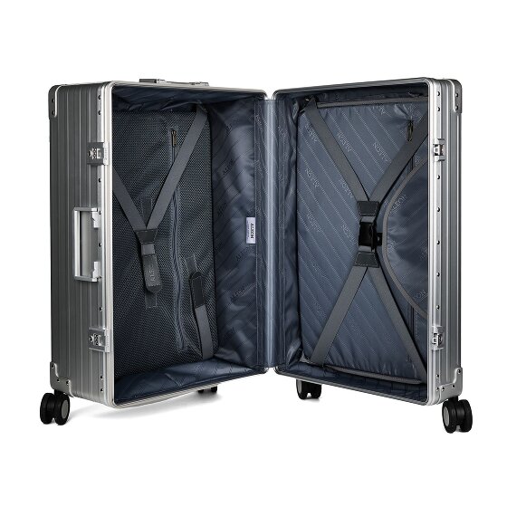 Aleon Trolley Traveler de 4 ruedas 67 cm con funda para ropa